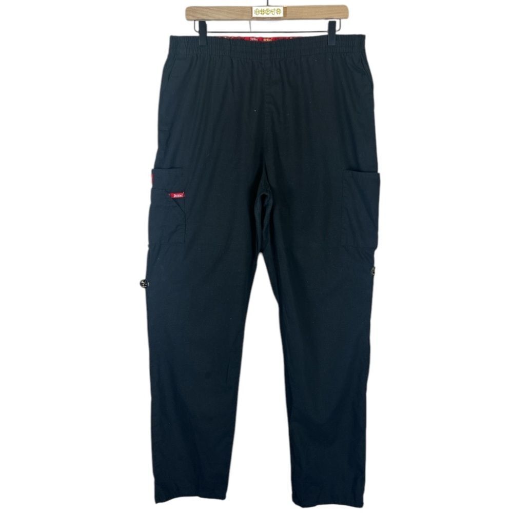 DICKIES black tall cargo pants // L